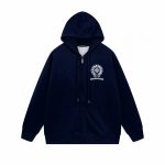 Chrome Hearts Outerwear Black Cotton Down Fleece Winter