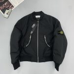 Stone Island Outerwear Red Cotton Down Street Style Winter