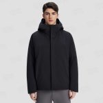 Descente Down Jacket Red Goose Nylon Daily Commute Waterproof Sealing