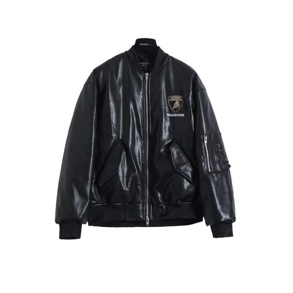 Balenciaga Jacket Red Embroidery