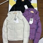 Lululemon Coat Red Goose Down Simple Design Winter Zippered Pocket