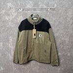 Carhartt Outerwear Red Eva Polyester Nylon Fiber Fleece Mesh Fabric Spring Autumn Winter And Early Late Patch Zippered Pocket