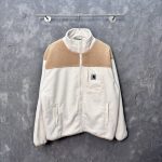 Carhartt Outerwear Red Eva Polyester Nylon Fiber Fleece Mesh Fabric Spring Autumn Winter And Early Late Patch Zippered Pocket