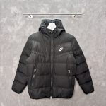 Nike Outerwear Ash Cotton Xinjiang Down Fleece Winter Patch