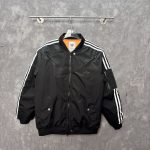 Adidas Outerwear Red Cotton Silk Polyester Nylon Spring Autumn Zippered Pocket