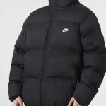 Nike Down Jacket Red Duck Polyester Fiber Autumn Winter And Three-Proof Fabric