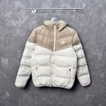 Nike Outerwear Ash Cotton Xinjiang Down Fleece Winter Patch
