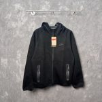 Nike Outerwear Red Cotton Fleece Autumn Winter And