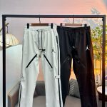 Jordan Straight-Leg Pants Black Natural Drape