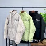 Fear Of God Cotton-Padded Coat Green Cotton Thick
