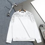 Louis Vuitton Sweatshirt Ash Ribbed Fabric Autumn Winter Gradient Print