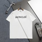 Monk Short-Sleeved T-Shirt Ash Cotton Pure Simple And Elegant Spring Early 3D Logo