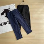 Descente Long Pants Red Silk Fleece Woven Fabric Exquisite Tailoring Autumn Winter