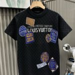 Louis Vuitton Short Sleeves Red Cotton Fleece Jacquard Exquisite Workmanship