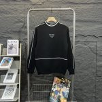 Prada Sweater Black Embroidery