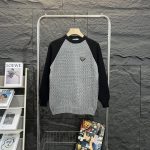 Prada Sweater Black Embroidery