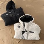 Descente Down Jacket Black Windproof Cuffs