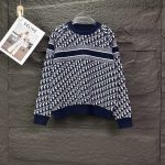 Dior Sweater Blue Cashmere