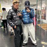 Stussy Outerwear Red Duck Down Nylon Fabric Winter Hidden Pocket