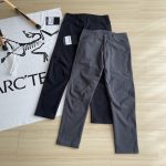 Archaeopteryx Trousers Red Softshell Fabric Fleece Outdoor Winter Abrasion-Resistant Slim Fit Patch