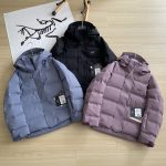 Archaeopteryx Down Jackets Red Gore-Tex Goose Adhesive Mesh Adjustable Drawstring Winter Zippered Pocket