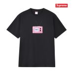 Supreme Short-Sleeved Shirts Red Cotton Combed