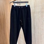 Prada Sweatpants Red Cotton Winter Embroidery