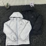 Adidas Down Jacket Red Duck Fleece Winter