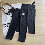 Descente Long Pants Red Cotton Fleece Woven Fabric Urban Commuting Winter