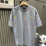 Balenciaga Short Sleeves Red Cotton Pure Plain Weave Patch