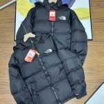 The North Face Outerwear Red Cotton Down Fleece Street Style Winter