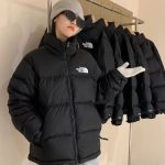 The North Face Outerwear Red Cotton Down Fleece Street Style Winter