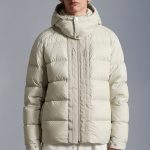 Moncler Outerwear Black Goose Down Nylon Outdoor Windproof Sophistication Autumn Winter Patch