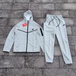 Nike Outerwear Black Fleece Spring Autumn Patch