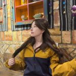 Archaeopteryx Down Jackets Yellow Gore-Tex Duck Mesh Patch Three-Color Patchwork