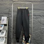 Ami Sweatpants Red Fleece Spring Summer