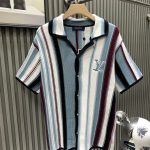 Louis Vuitton Shorts Ash Cotton Combed Wool Polyester Jacquard Embroidery