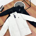 Ralph Lauren Jacket Red Duck Down Nylon Fleece Winter Embroidery Windproof Cuffs