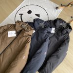 Moncler Coat Black Gore-Tex Down Polyester Nylon Coated Fabric Simple Style Autumn Winter Lightweight And Breathable