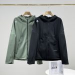 Descente Outerwear Green Fleece Unrestricted Movement Quick-Drying Running Autumn Winter And