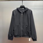Fendi Jacket Ash Wool Cashmere Nylon Rayon Jacquard