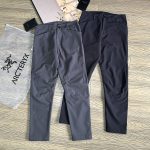 Archaeopteryx Trousers Red Softshell Fabric Fleece Outdoor Winter Abrasion-Resistant Slim Fit Patch