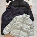 Dior Down Jacket Red Duck Jacquard Winter Pattern