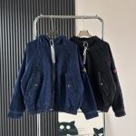Stone Island Outerwear Blue Denim Clean Lines