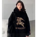 Burberry Jacket Red Cotton Pure Silk Milk Autumn Winter Embroidery Screen Printing
