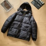 Archaeopteryx Down Jacket Ash Nylon High-Quality Materials Outdoor Windproof Soft And Gentle Three-Proof Fabric Embroidery Patch