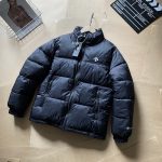 Descente Coat Ash Cotton Fleece Mesh Relaxed Fit Autumn Winter Warm