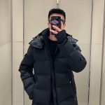 Moncler Outerwear Red Feather Goose Down Polyester Nylon Winter