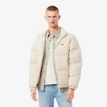 Lacoste Cotton-Padded Coat Red Cotton Xinjiang Nylon Fabric