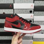 Jordan Sneakers Red Patent Leather